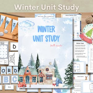 Winter unit study for homeschool, Nature studies homeschooling, Charlotte mason curriculum, Preschool winter activities, Preschool center