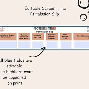 PDFScreen Time Contract - Navigating ADHD Inc.