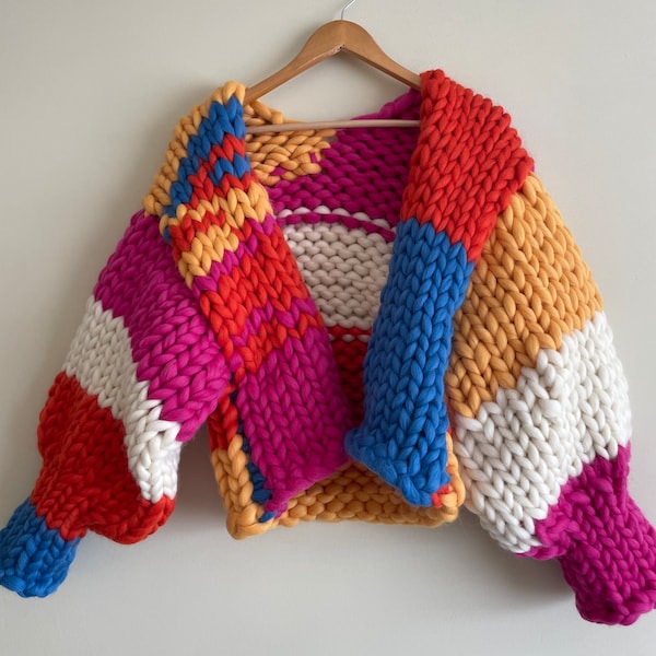 Chunky Knit Sweater - Etsy