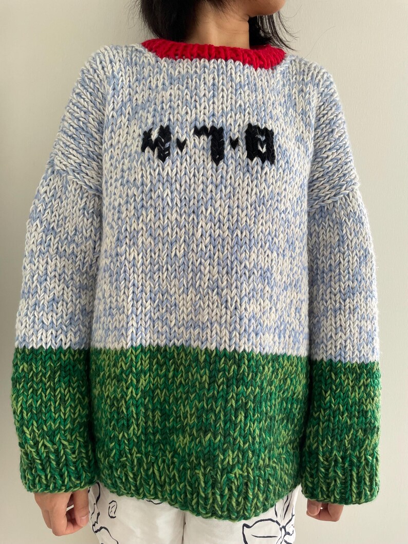 Chunky Sweater Knitting Pattern, Beginner Friendly With Video Guide ...