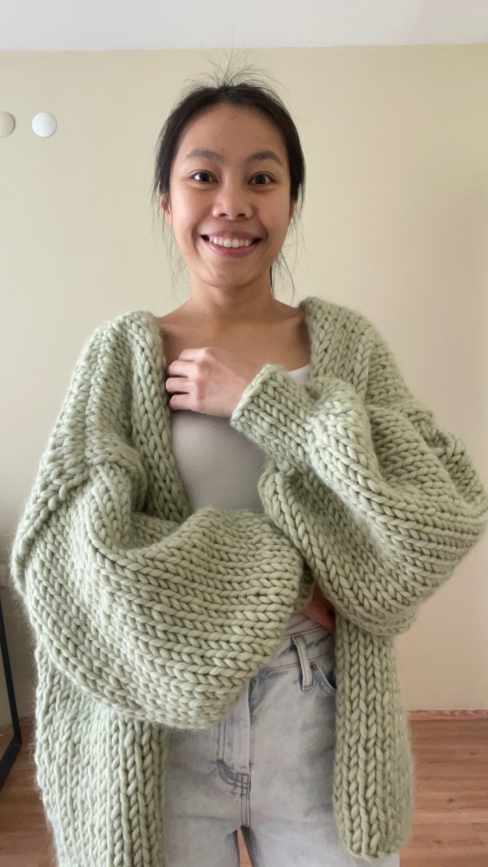 CROCHET Pattern/que Lindo Jumbo Sweater Pattern/pdf Pattern 