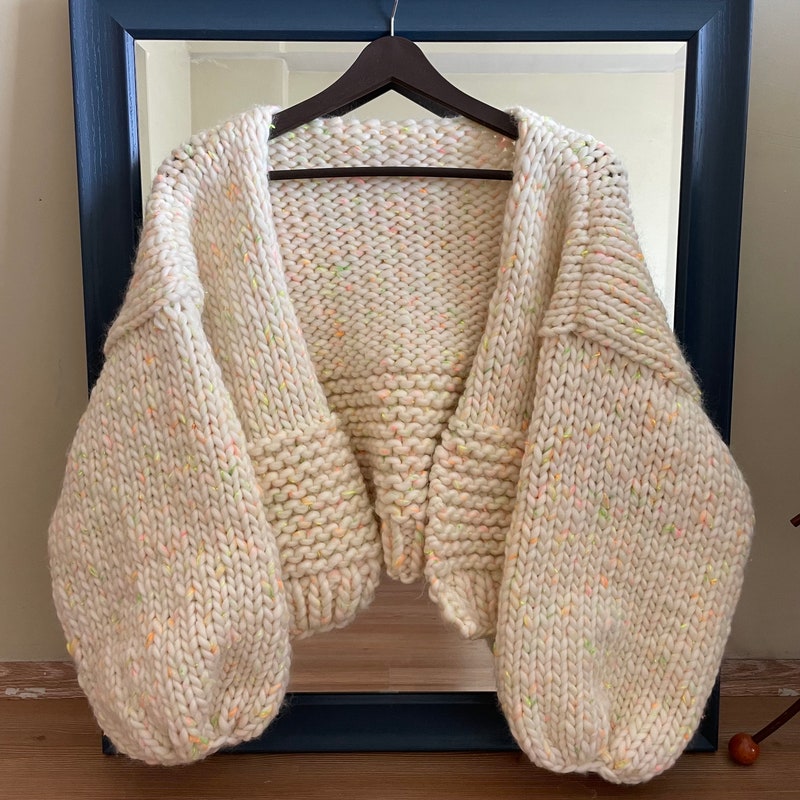 Cropped wool sweater Sweater, cardigans