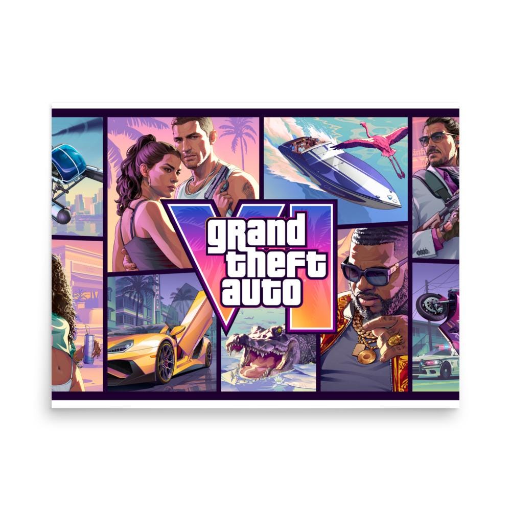 Gta vice city poster - Etsy 日本