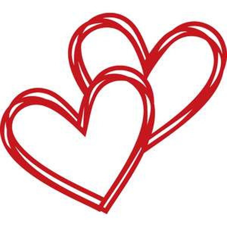 Heart Sticker Vinyl Decals Etsy