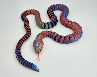 3D Schlange in 44 Farben | 82cm | beweglich | hochwertig | Qualität