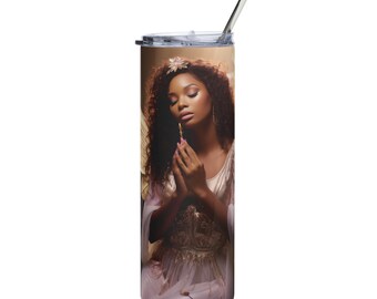 Angelic Blessings for an Everlasting Journey Stainless steel tumbler