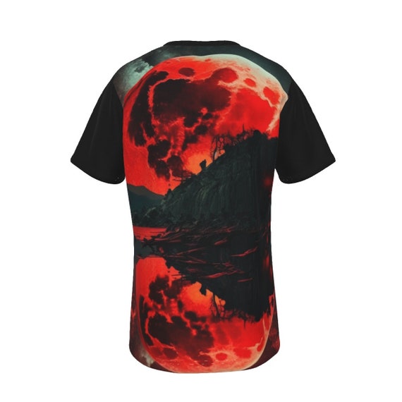 Red Moon Men's O-neck T-shirt, Divine Eternal Legacy, Men's T