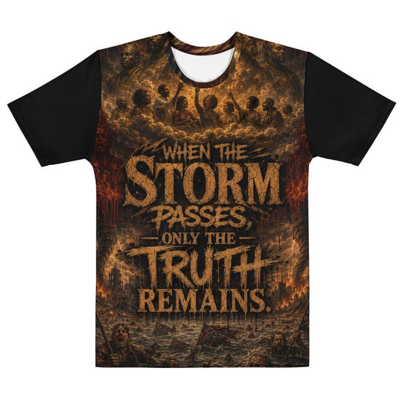 When the Storm Passes Shirt | Apocalyptic Truth Graphic Tee | Dark