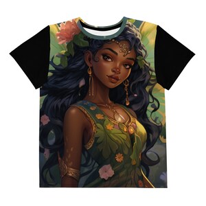 goddess of the fairys Youth crew neck t-shirt