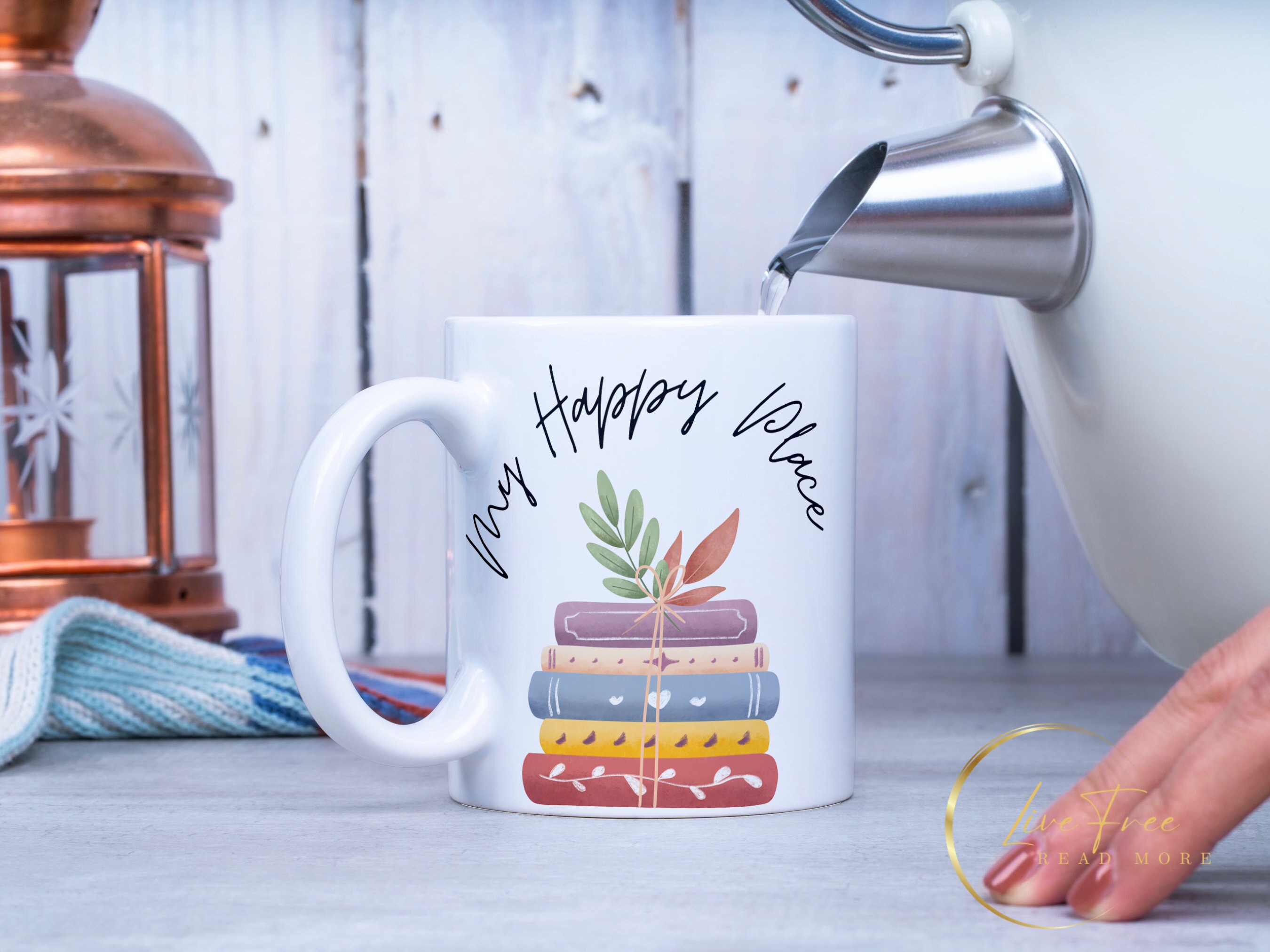My Happy Place Mug Template Sublimation Mug Design Instant Etsy