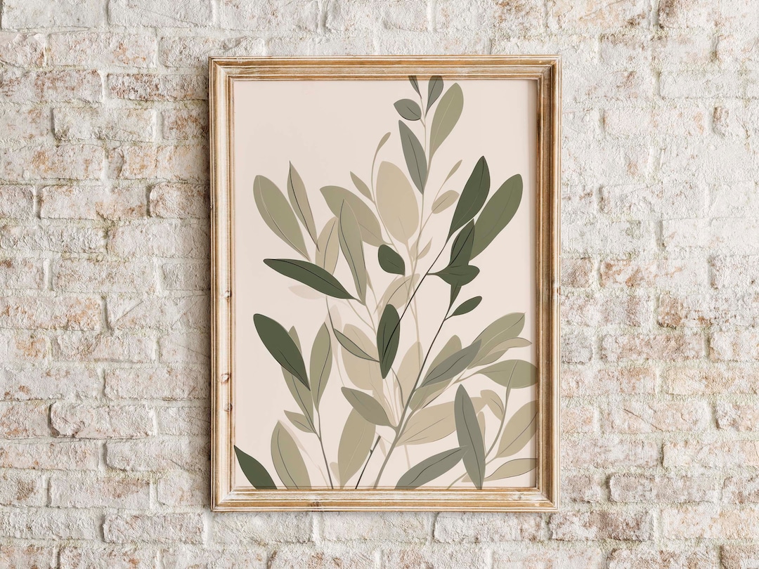 Sage Green Artwork | Printable Wall Art | Downloadable | Vintage Home ...