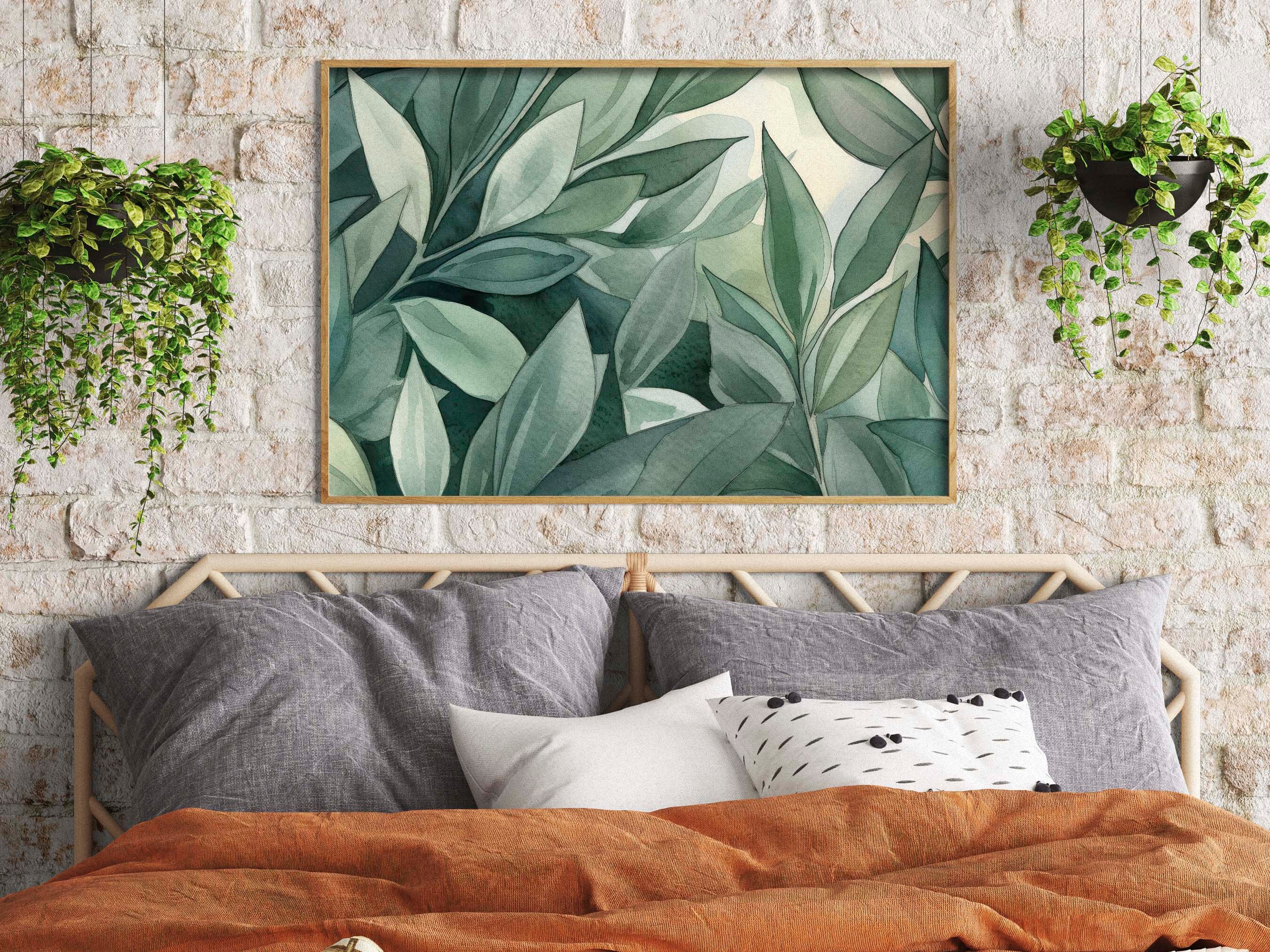 Sage Green Nature Art Printable Wall Art Downloadable Vintage Home ...