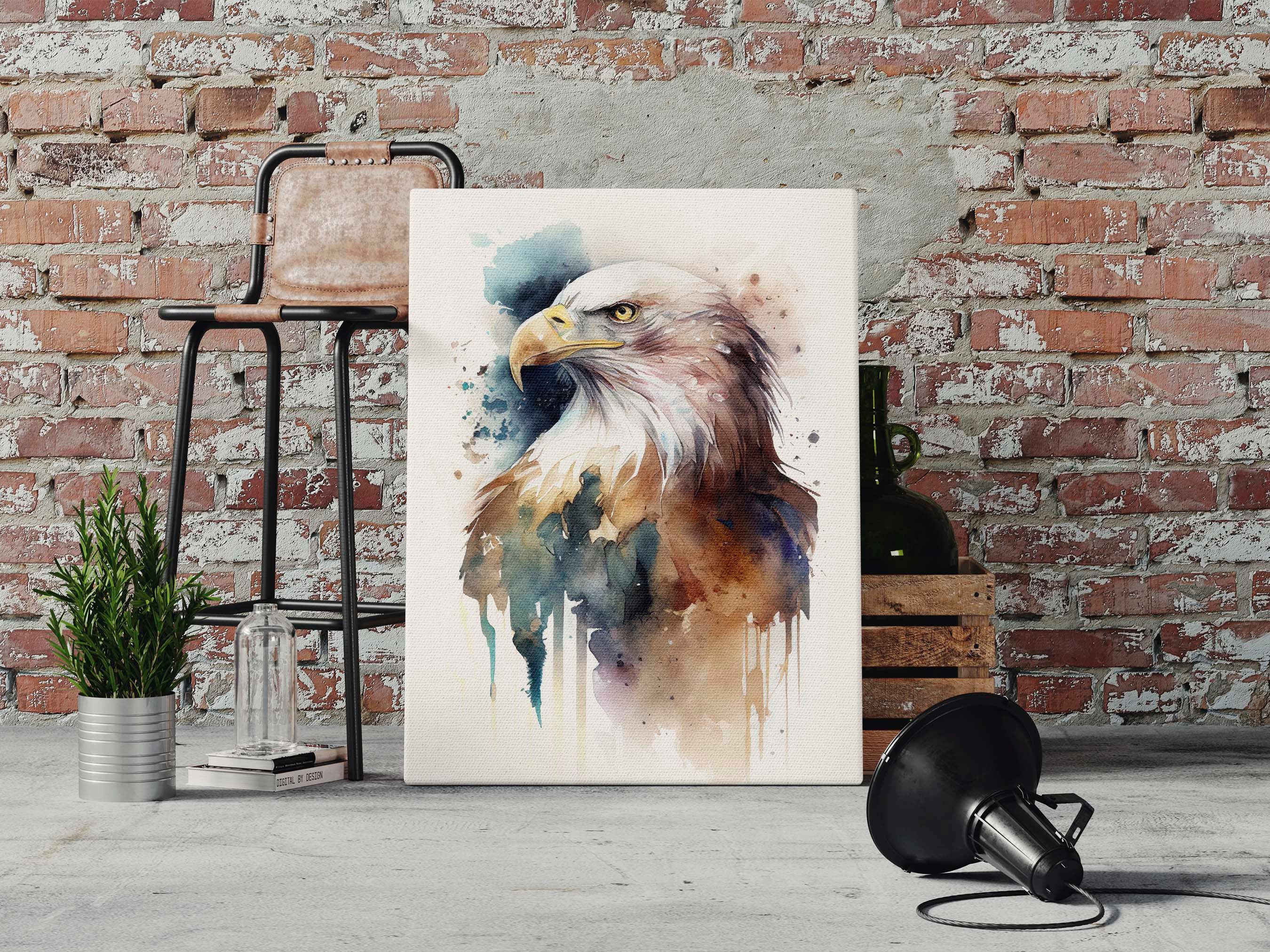 Bald Eagle | Watercolor Painting | Printable Wall Art | Instant ...