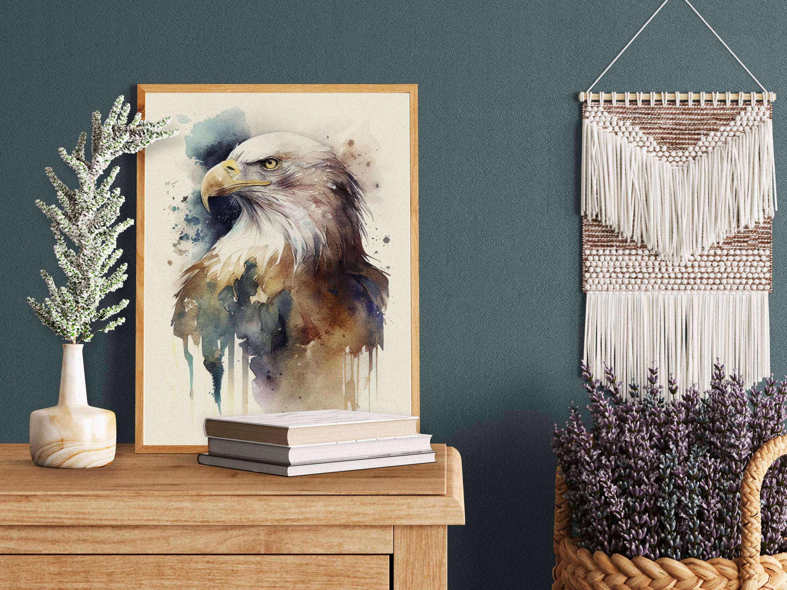 Bald Eagle | Watercolor Painting | Printable Wall Art | Instant ...