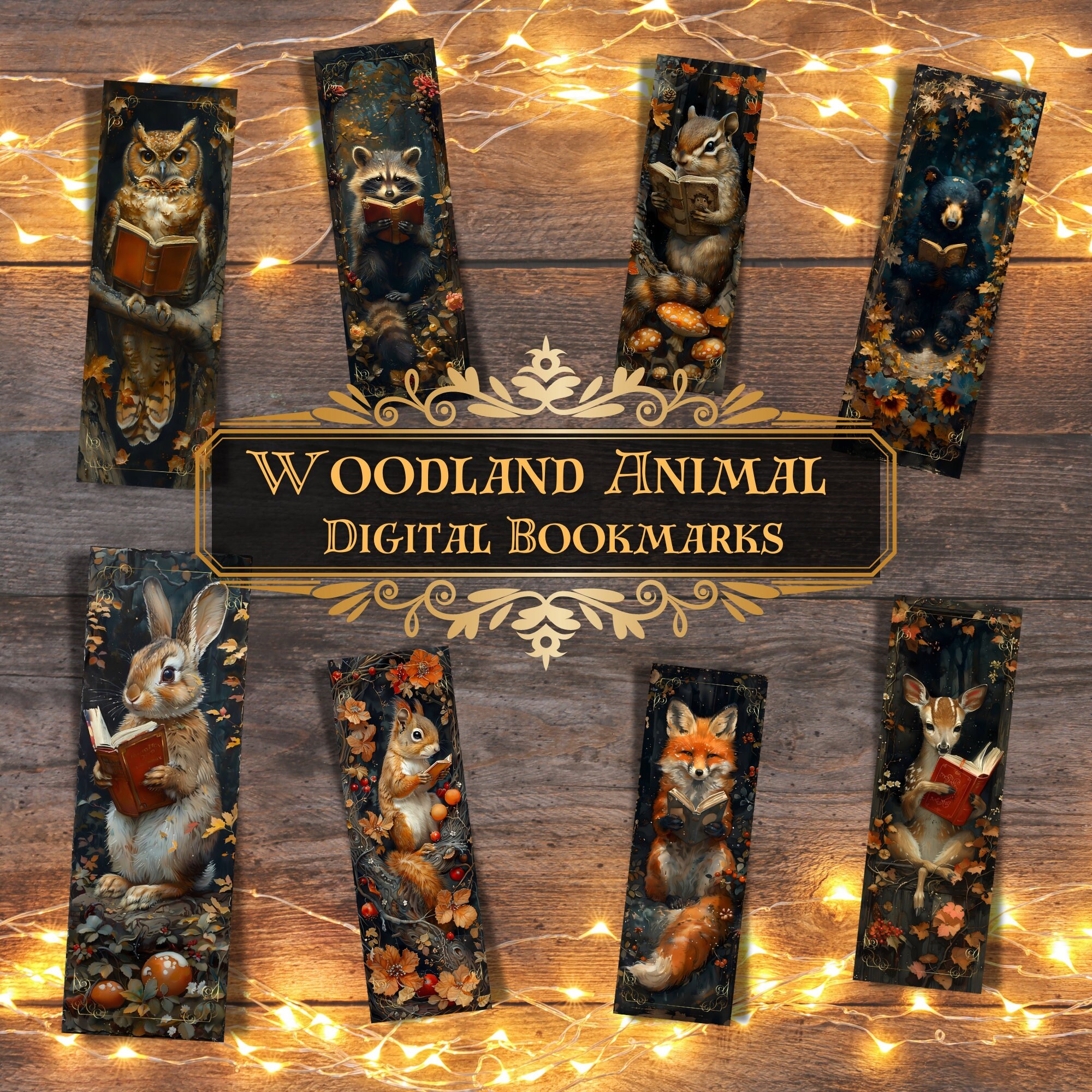PRINTABLE Bookmarks Set - Cute Booktok Merch | Reading Nook Decor ...