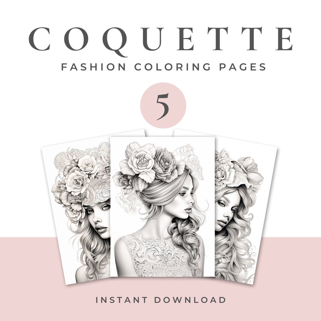 COQUETTE Fashion Coloring Pages - Il 1080xN.5233601760 9gjw 