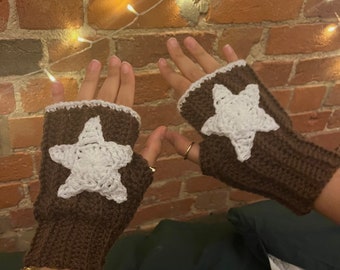 Handmade Crochet Star Hand Warmers