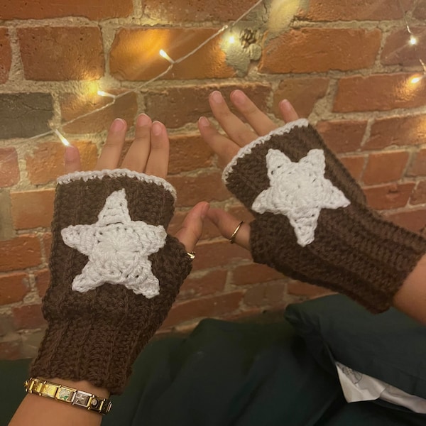 Handmade Crochet Star Hand Warmers
