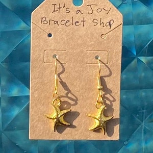 Gold Seastar Ohrringe