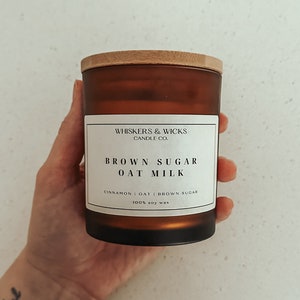 Brown Sugar Oat Milk Candle & Wax Melts | 100% Soy Wax Candle