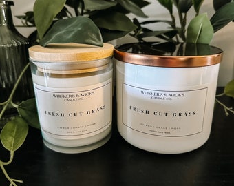 Fresh Cut Grass Candle | Spring Candle 100% Soy Wax