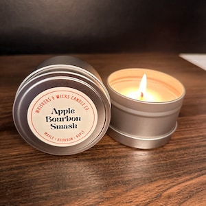 6 oz soy wax candle | non-toxic candle | tin candles | many scents available