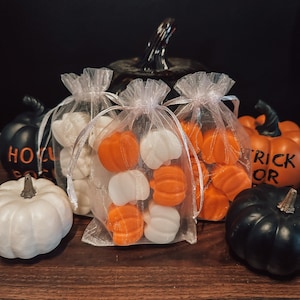 Pompoenwas smelt | Pumpkin Spice & Buttercream Shaped Melts | 100% sojawas