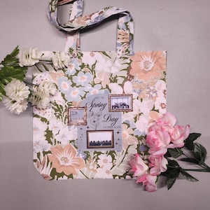 BTS Handmade Spring Day inspired tote bag