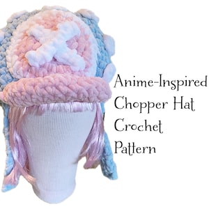 Anime - Inspired Crochet Chopper Hat Pattern, PDF, Instant Download