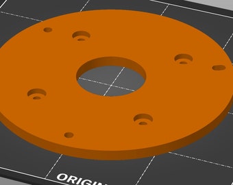 DeWalt 611/600 And Bosch COLT (PR20EVS) to Bosch Router table (RA1181 & RA1141) adapter plate