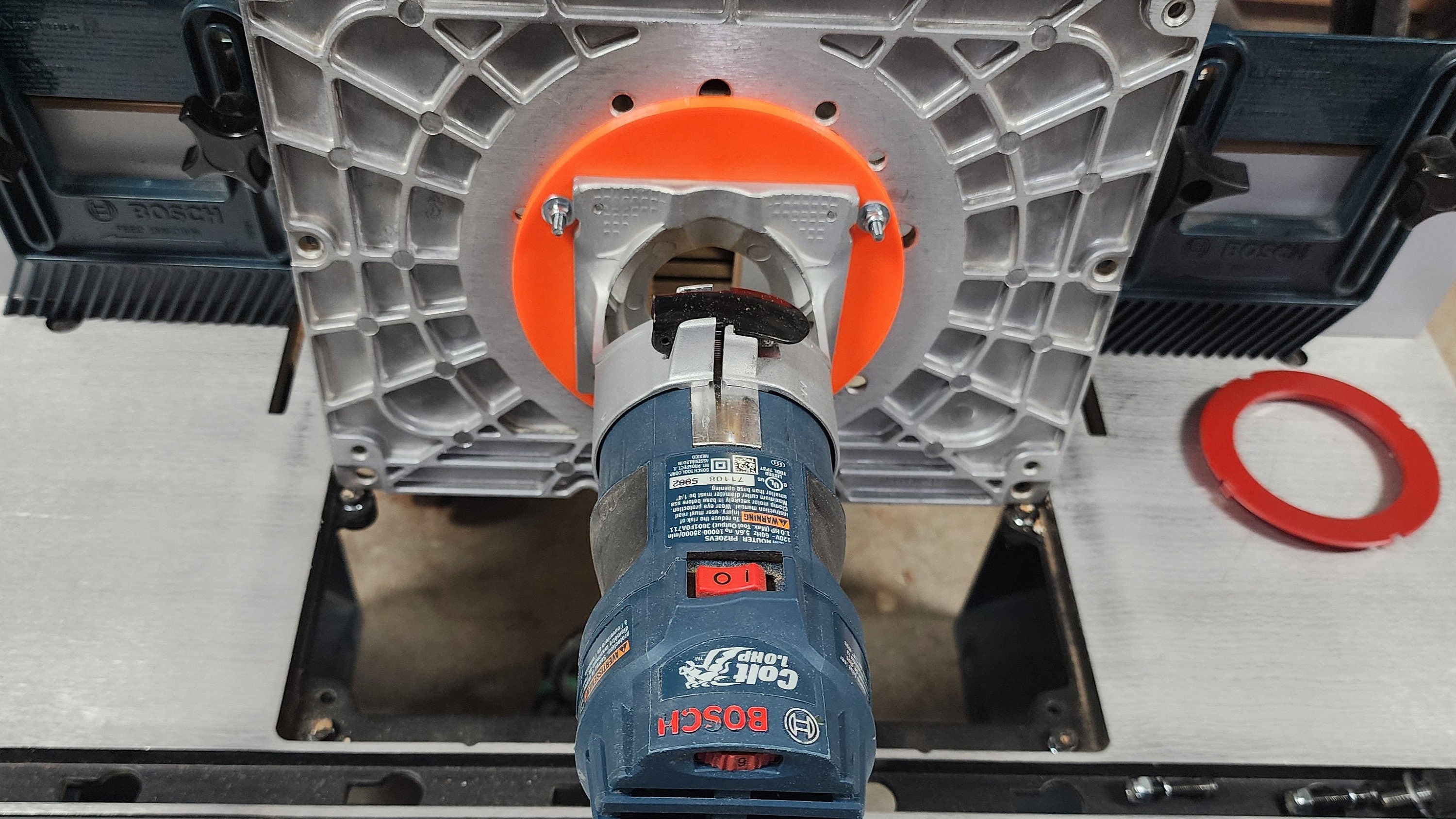 Dewalt 611/600 and Bosch COLT (PR20EVS) to Bosch Router Table