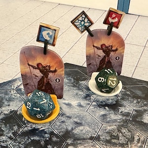 Monster Standee Bases and HP Tracker for Frosthaven & Gloomhaven