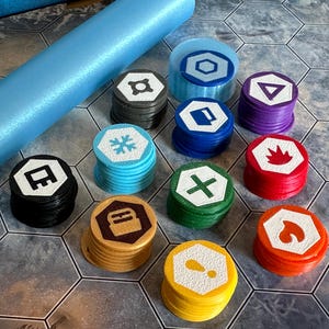 Small Overlay Coins for Frosthaven & Gloomhaven
