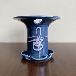 Deborah Shapiro Art Studio Keramik Crackle Porzellan Vase Zahnbürste Halter Portland Oregon