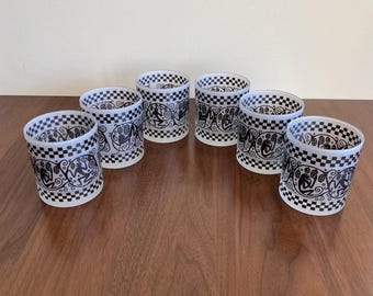 Set of 6 Glasses Correia Art Monkey Frieze Hoffmann Ludwig Heinrich Jungnickel Werkstatte MMA