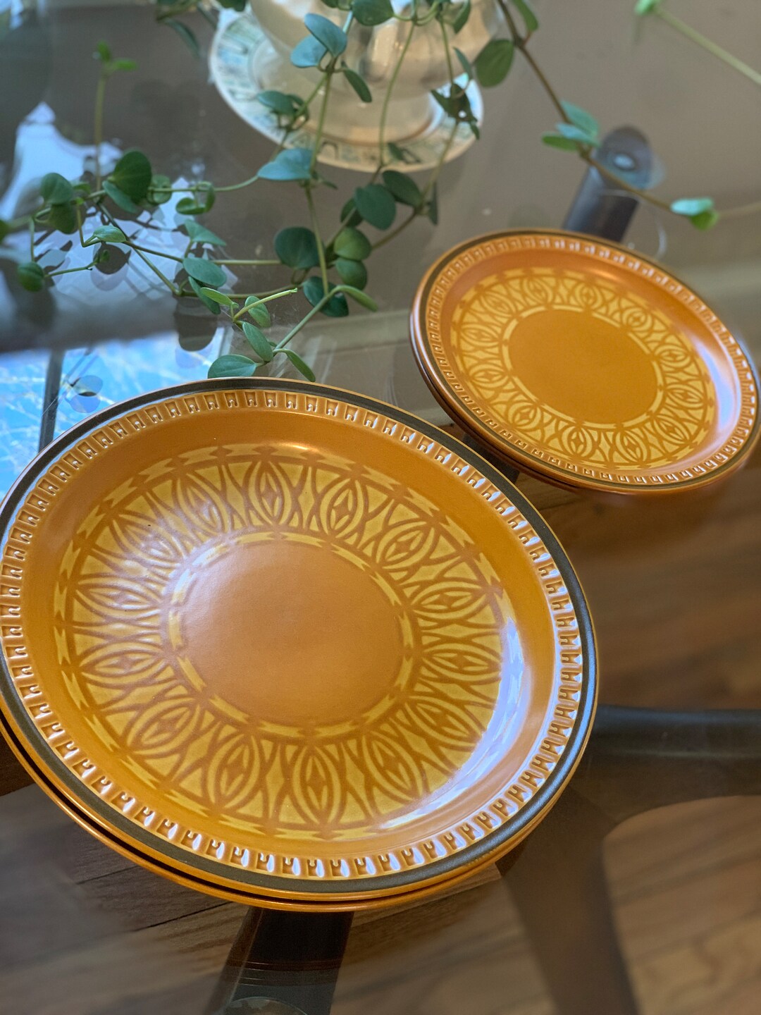 Aztec Stonecraft Japanese Retro Plates - Etsy