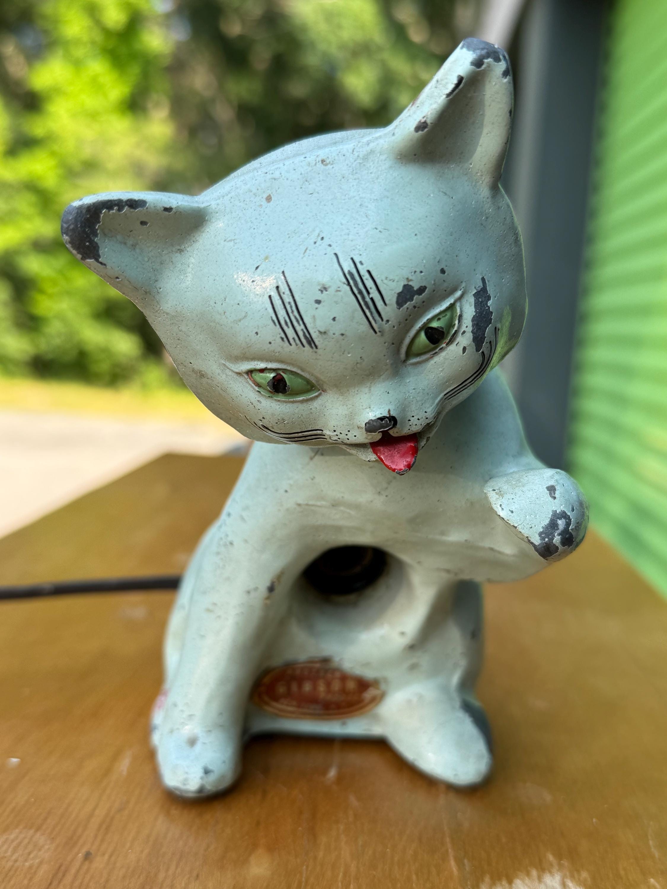 Vintage Kitten Night Light - Etsy