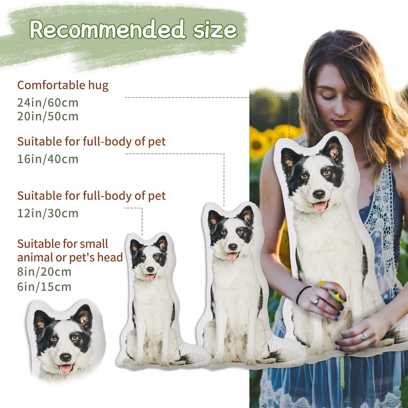 Personalized pet pillow, custom animal decorative pillow, dog and cat cushion, pet lover gift, personalized pillow, custom shaped pillow image 2
