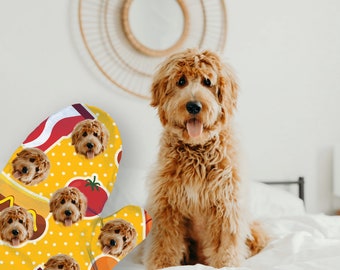 Guante de cocina personalizado para perros: Regalo personalizado con retrato de mascota