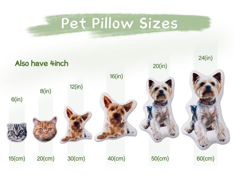 Personalized pet pillow, custom animal decorative pillow, dog and cat cushion, pet lover gift, personalized pillow, custom shaped pillow image 8