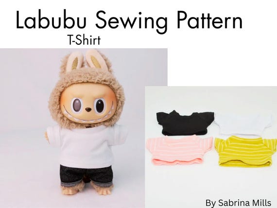 Labubu Tシャツの縫製パターンPDF | デジタルダウンロード | 7