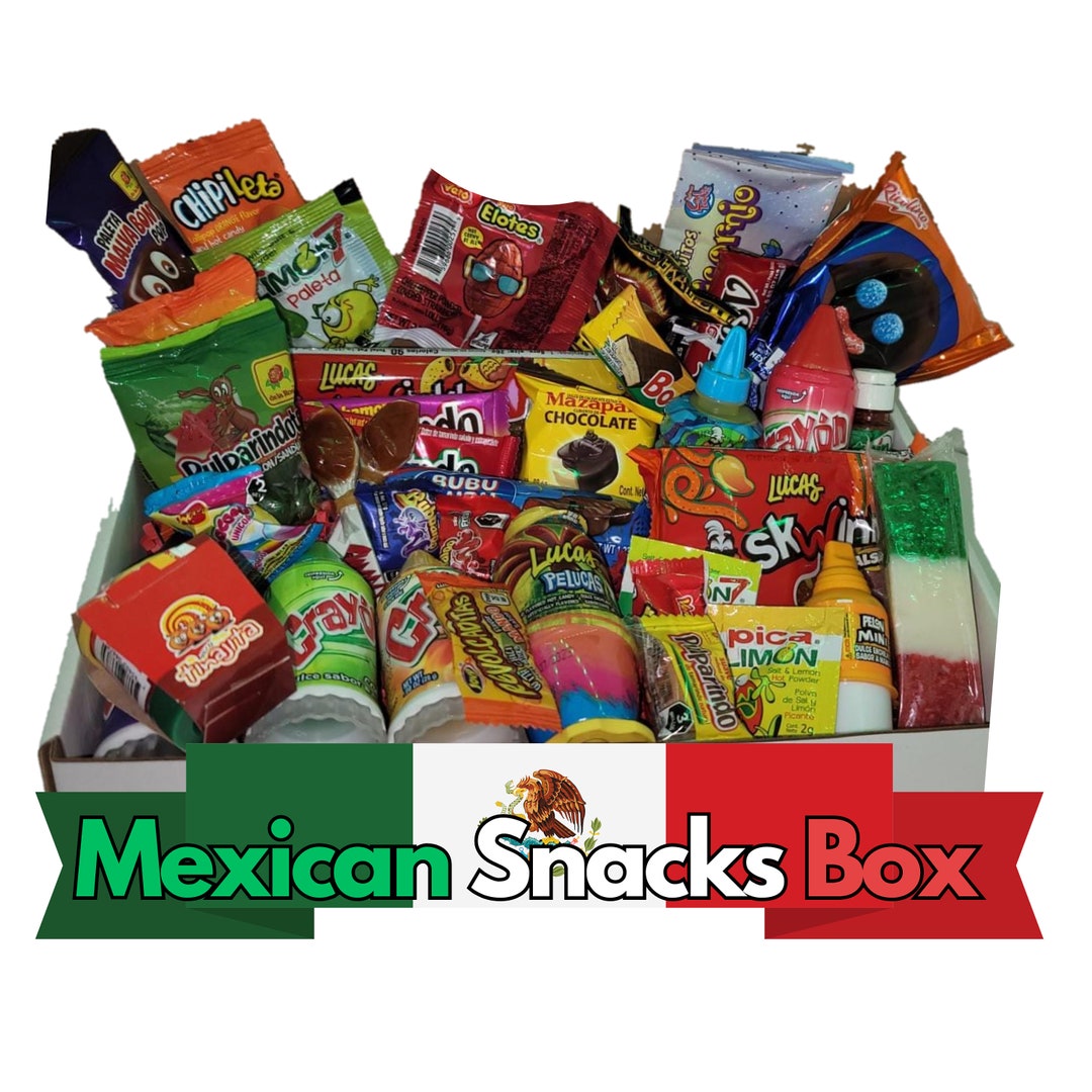 Mexican Snacks Box 20 Pcs Etsy