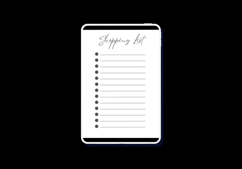 Free Family Menu Planner Template