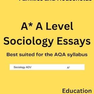 A-Level Sociology Essays