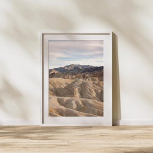 Paesaggio montano della Death Valley - Stampa/poster di fotografia artistica giclée - Un bellissimo regalo o decorazione da parete