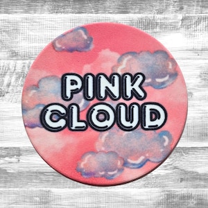 Pink Cloud Poker Chip | AA Tokens | NA Tokens | 12 Step Program Gifts | Recovery Coins