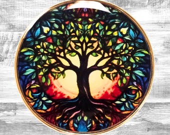 Médaillon d'anniversaire des AA | Pièce Arbre spirituel, 1-40 ans