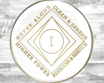 Médaillon NA pour temps d'abstinence : jeton de sobriété de Narcotiques Anonymes