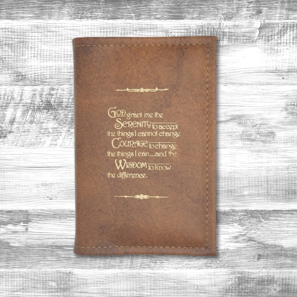 AA Big Book Pocket Edition Paperback Book Cover | Softcover Portable Big Book Cover | Alcoholics Anonymous Blue Book Bookcover