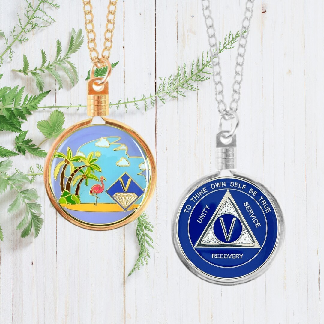 Medallion Holder Neck Chain Coin Holder Necklace Token Holder Chain AA